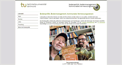 Desktop Screenshot of bbv.raumplanung.tu-dortmund.de