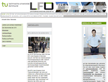 Tablet Screenshot of lfo.tu-dortmund.de