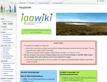 Tablet Screenshot of iaawiki.tu-dortmund.de