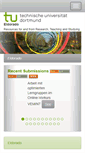 Mobile Screenshot of eldorado.tu-dortmund.de