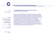 Tablet Screenshot of geschlechterdynamik.tu-dortmund.de