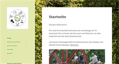 Desktop Screenshot of fachschaft.biologie.tu-dortmund.de